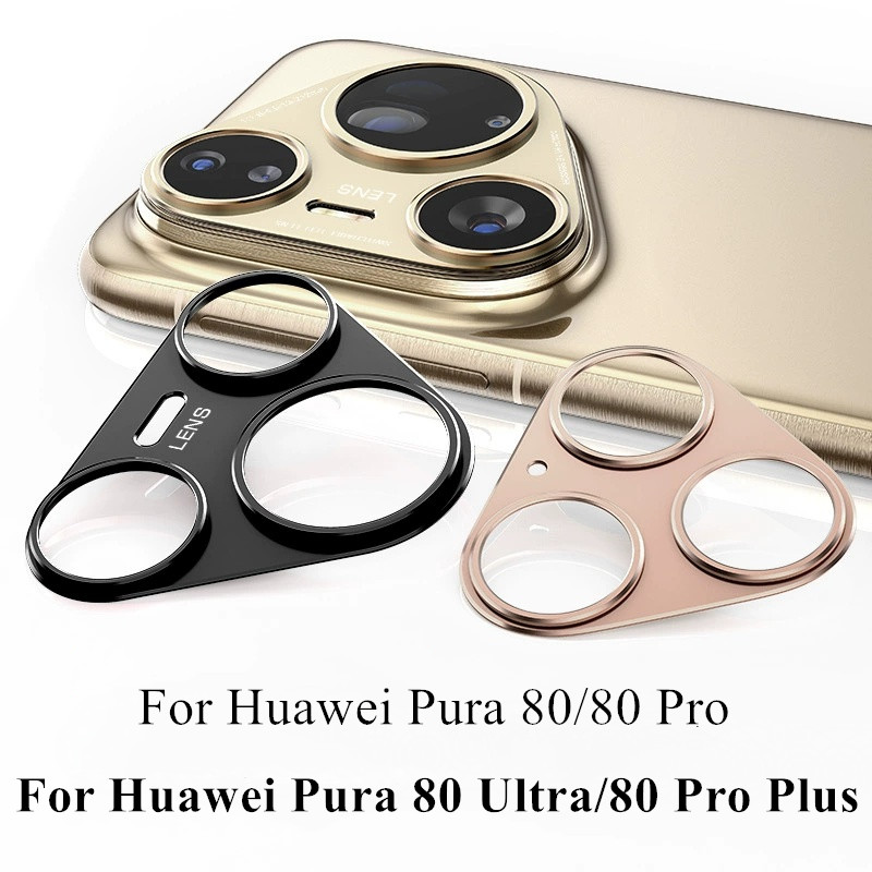 Photography Kit Huawei Pura 80 Ultra - Black Metal Camera Bezel Sticker Cover