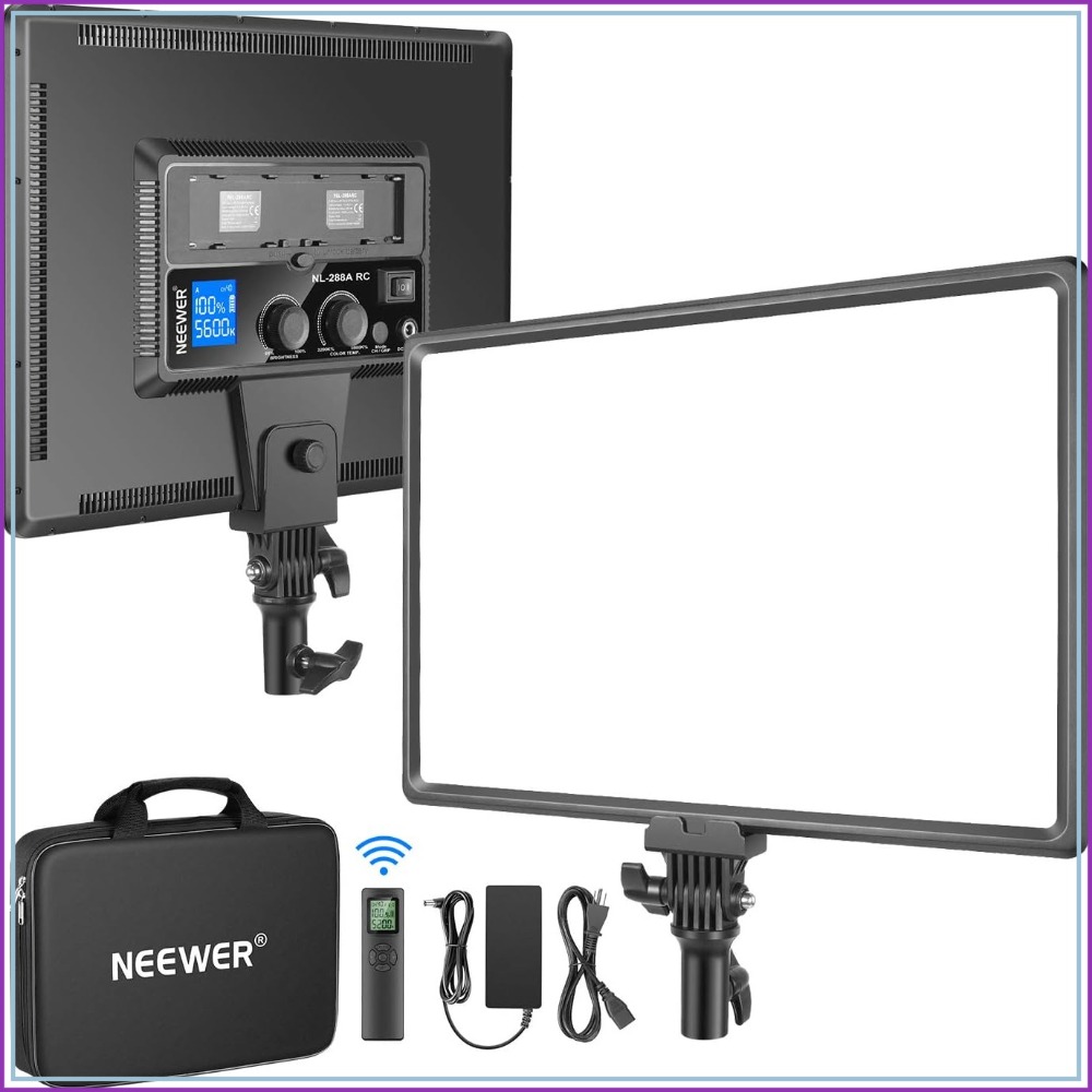 Photography Youtube - 45W 4800Lux Dimmable Bi-Color LED Video