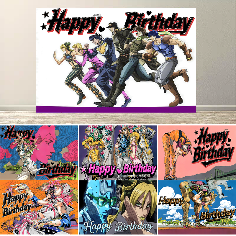 Photography Aesthetic - Classic Anime J-JooJoS Bizarre Adventure Party