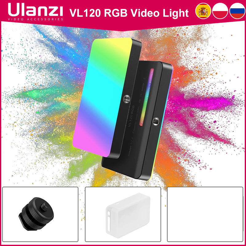 Photography Umbrella Lights - Ulanzi VL120 RGB Camera Video Light