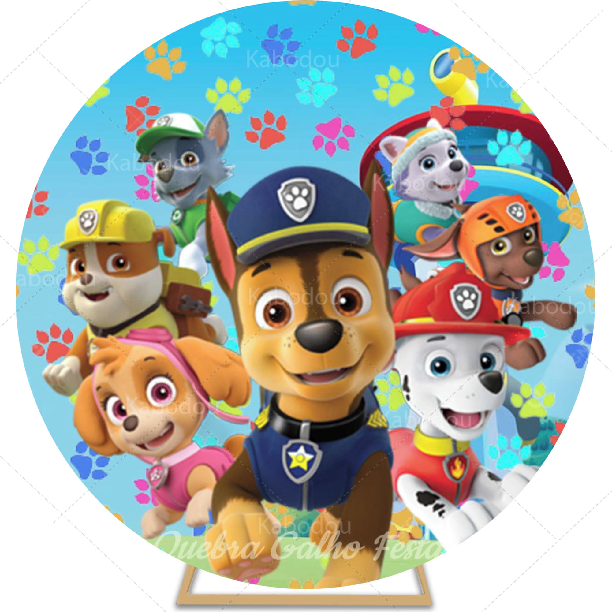 Paws Patrols Round Backdrop Bo – Photography Aesthetic Bewertung und Preis