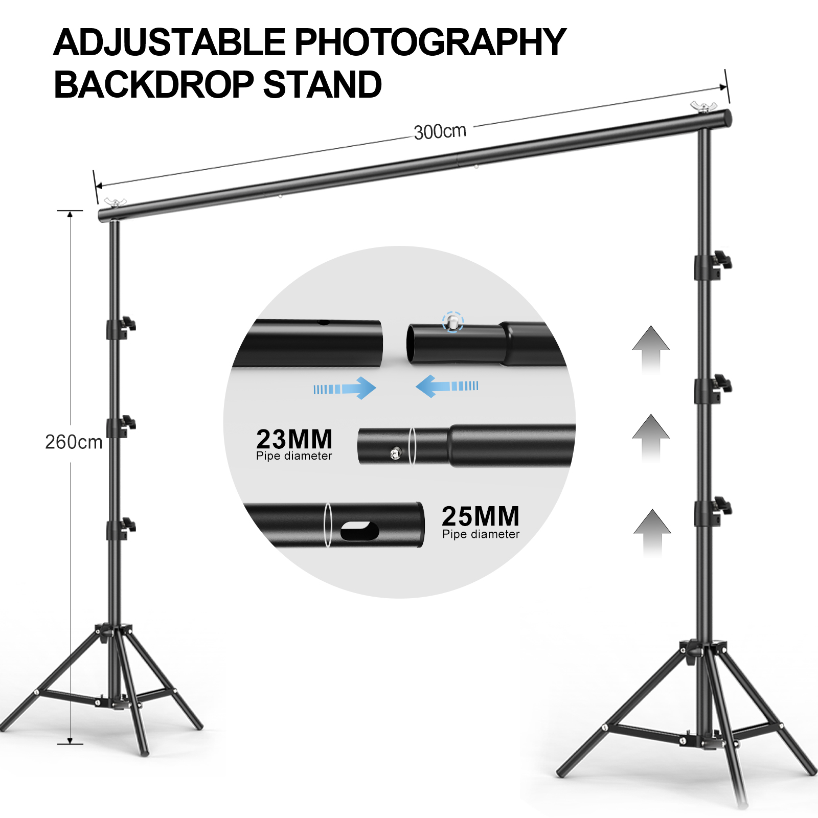 Adjustable Photography Backdro – Backdrop Stand Kit Bewertung und Preis