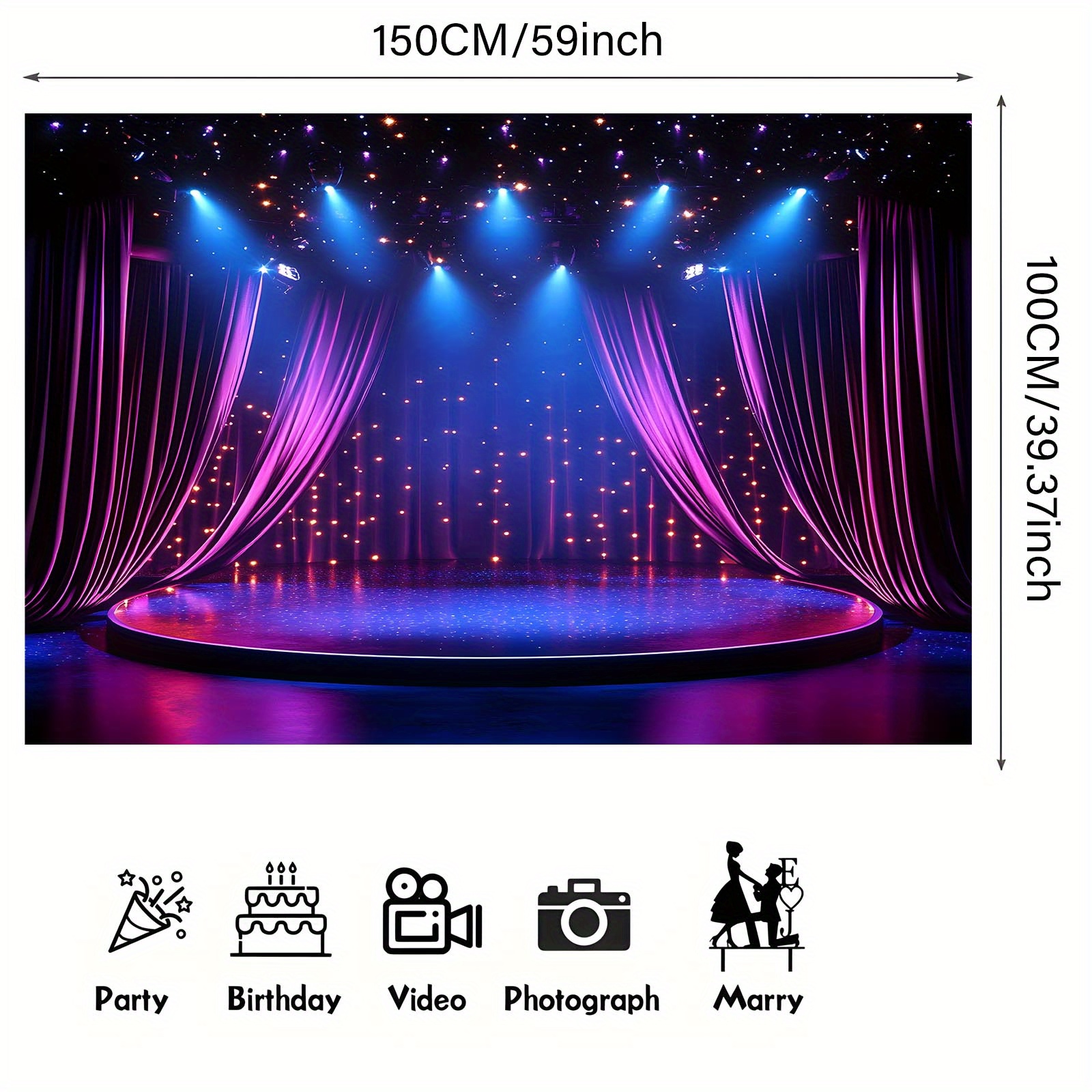 Performance stage background b – Photography Youtube Bewertung und Preis