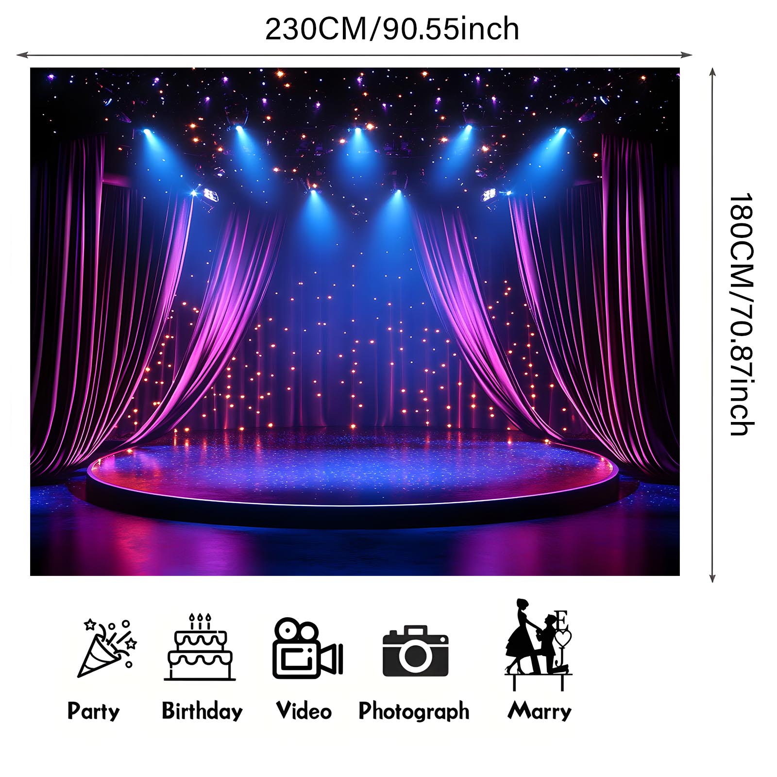Performance stage background b – Photography Youtube Bewertung und Preis