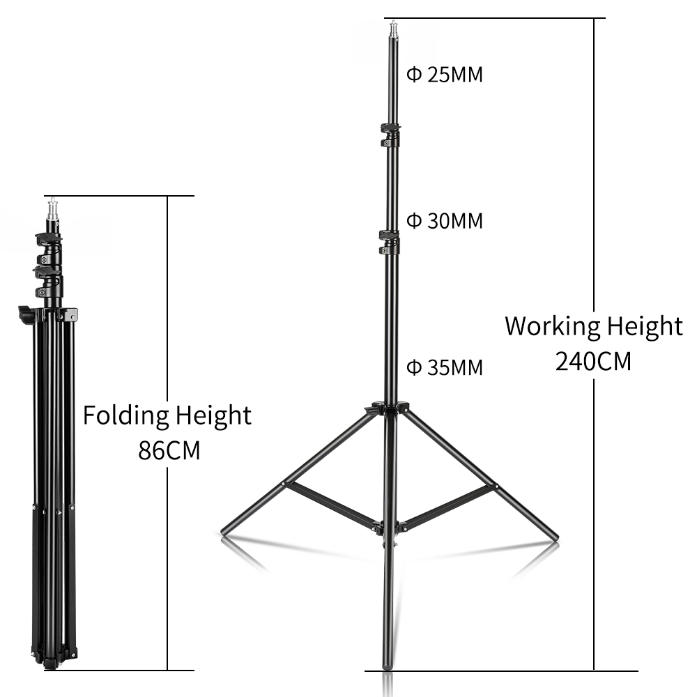 240CM/7.9FT 1/4 Screw Photogra – Photography Umbrella Light Bewertung und Preis