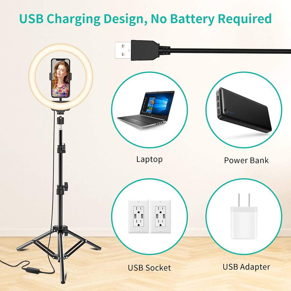 Phone Live Ring Light 10 Inch  – Photography Youtube Bewertung und Preis