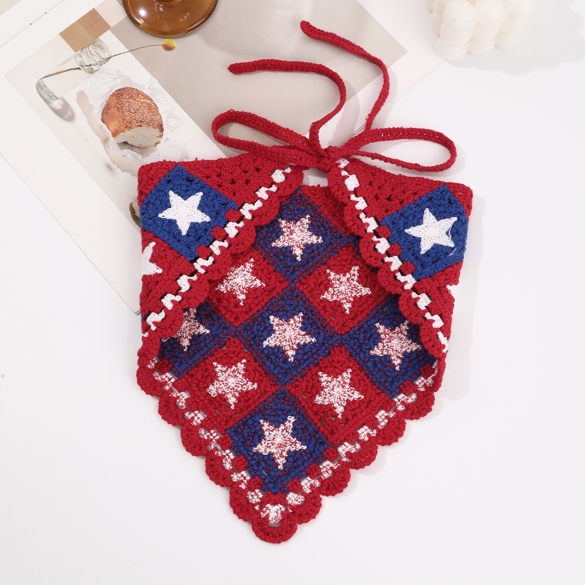 1pc Spring Summer Knitted Tria – Photography Triangle Bewertung und Preis