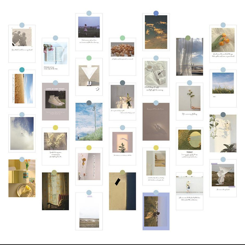 30Pcs Aesthetic INS Living Pos – Photography Aesthetic Bewertung und Preis