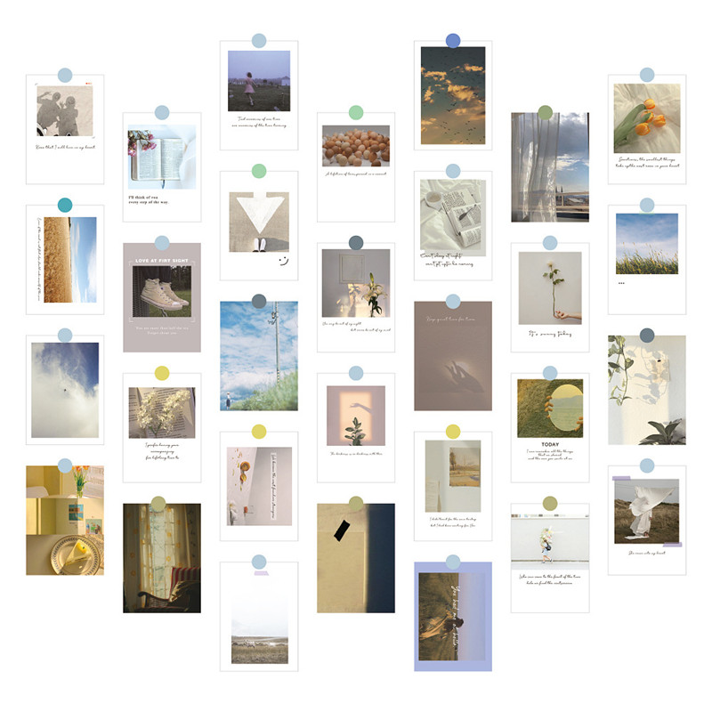 30Pcs Aesthetic INS Living Pos – Photography Aesthetic Bewertung und Preis
