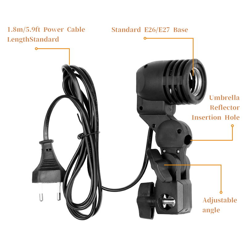 1.8m Cable Cord Light Bulb Sta – Photography Umbrella Light Bewertung und Preis