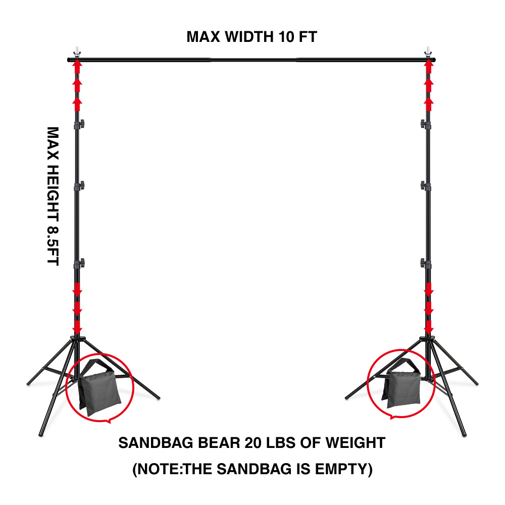 Backdrop Stand Video Photo Vid – Backdrop Stand Kit Bewertung und Preis