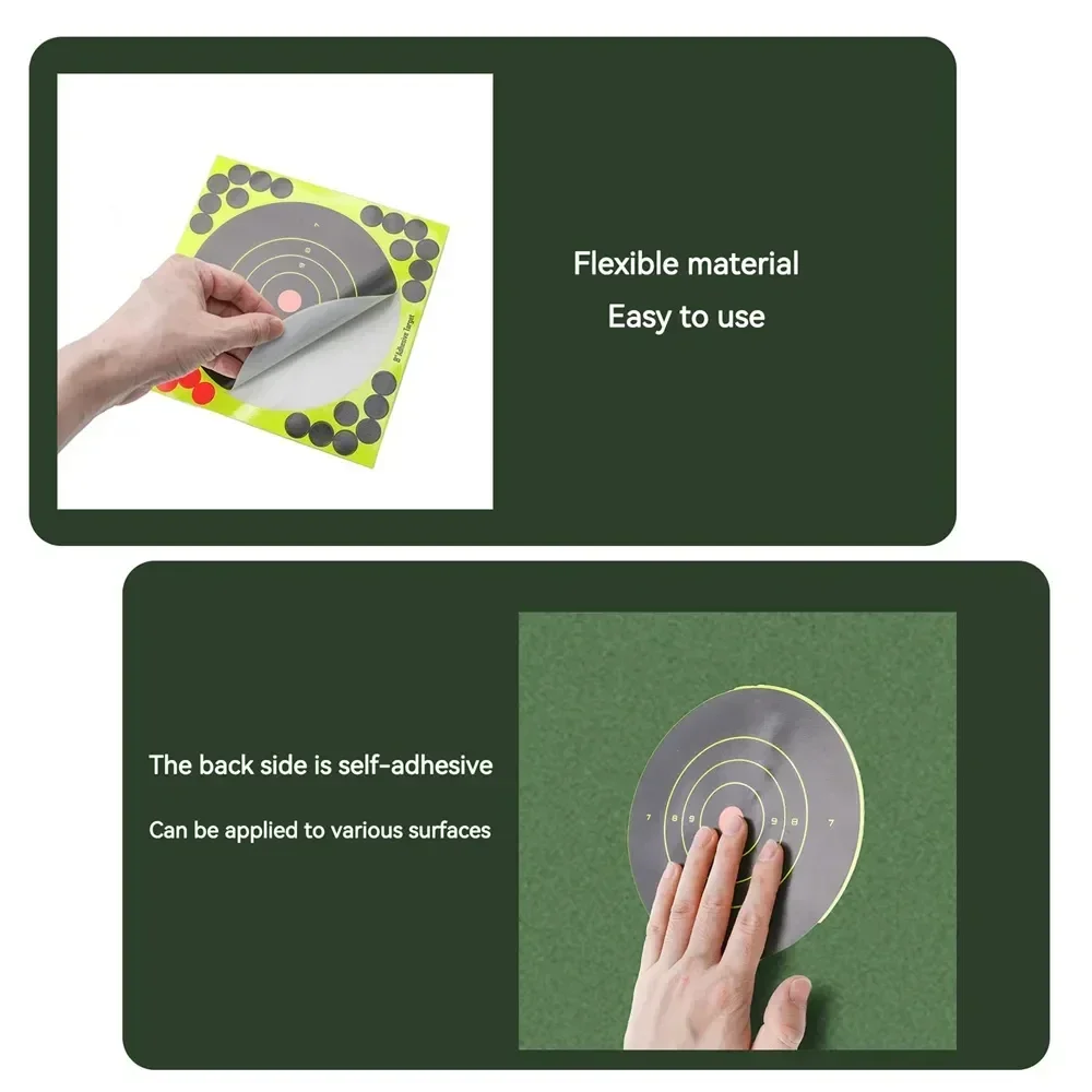 100pcs Paper Target Stickers A – Photography Training Bewertung und Preis
