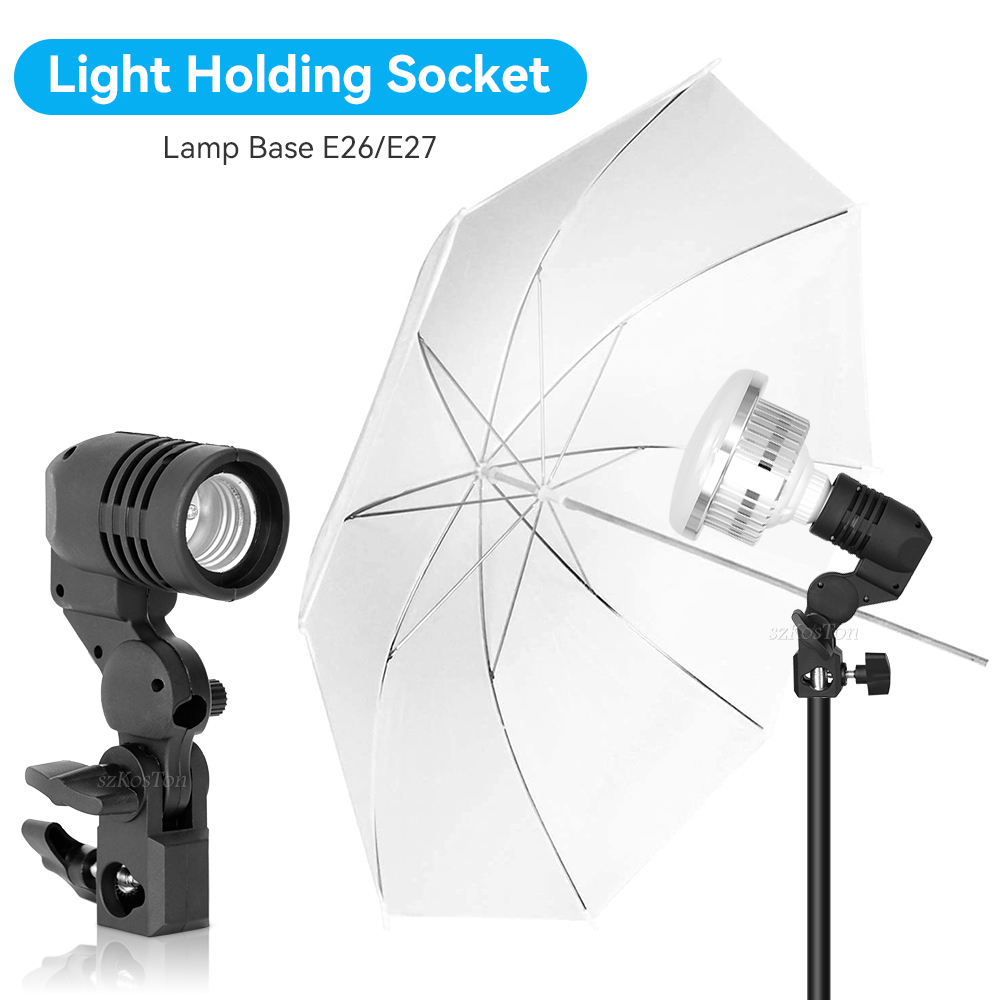 2PCS/1PC E27 Single Head Bulb  – Photography Umbrella Light Bewertung und Preis