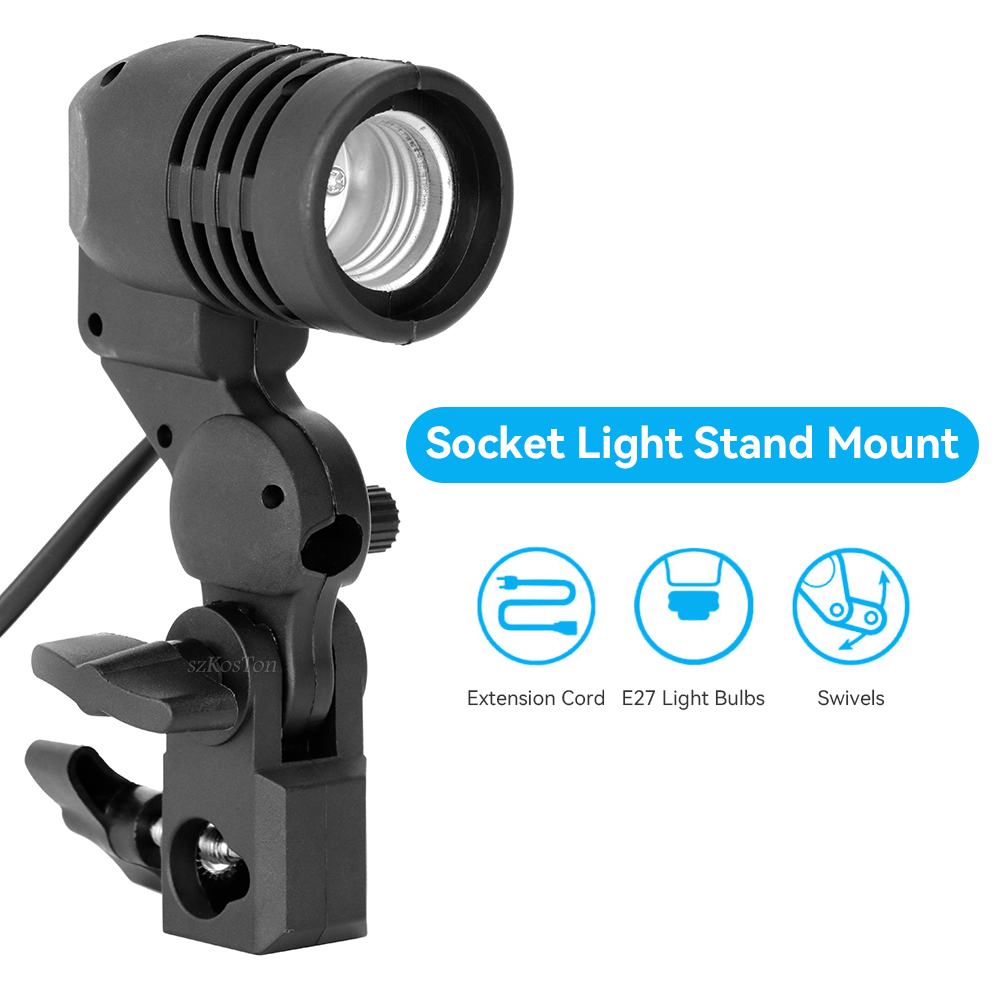 2PCS/1PC E27 Single Head Bulb  – Photography Umbrella Light Bewertung und Preis