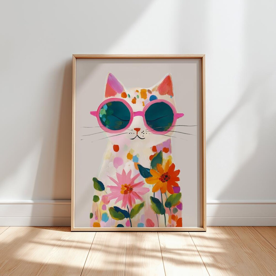 “Colorful Boho Cat Wall Art: P – Photography Nature Bewertung und Preis