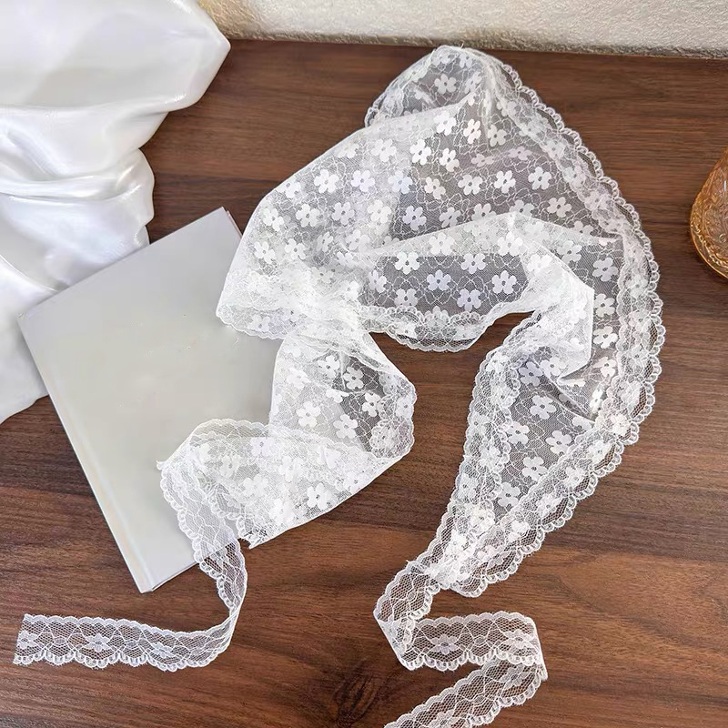 White Woven Floral Lace Hair S – Photography Triangle Bewertung und Preis