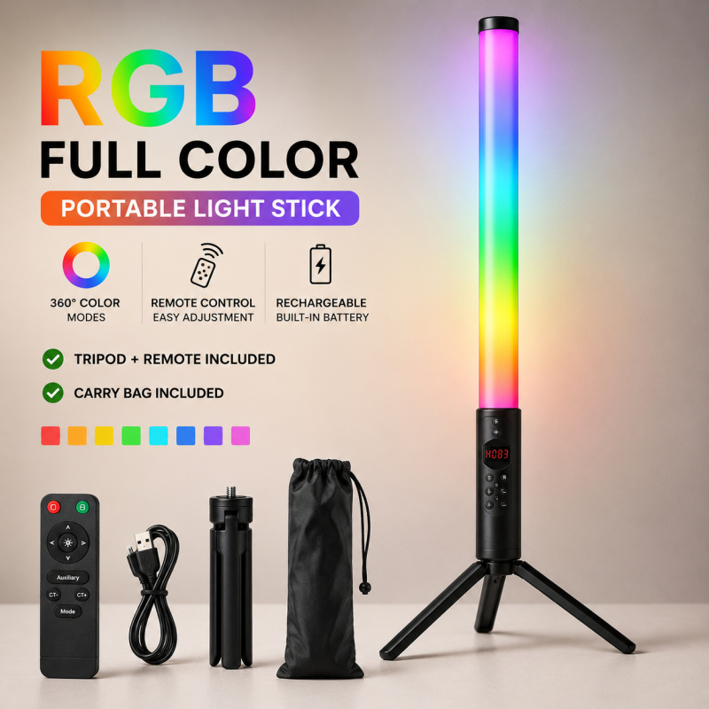 RGB Handheld Video Light Wand, – Photography Umbrella Lights Bewertung und Preis