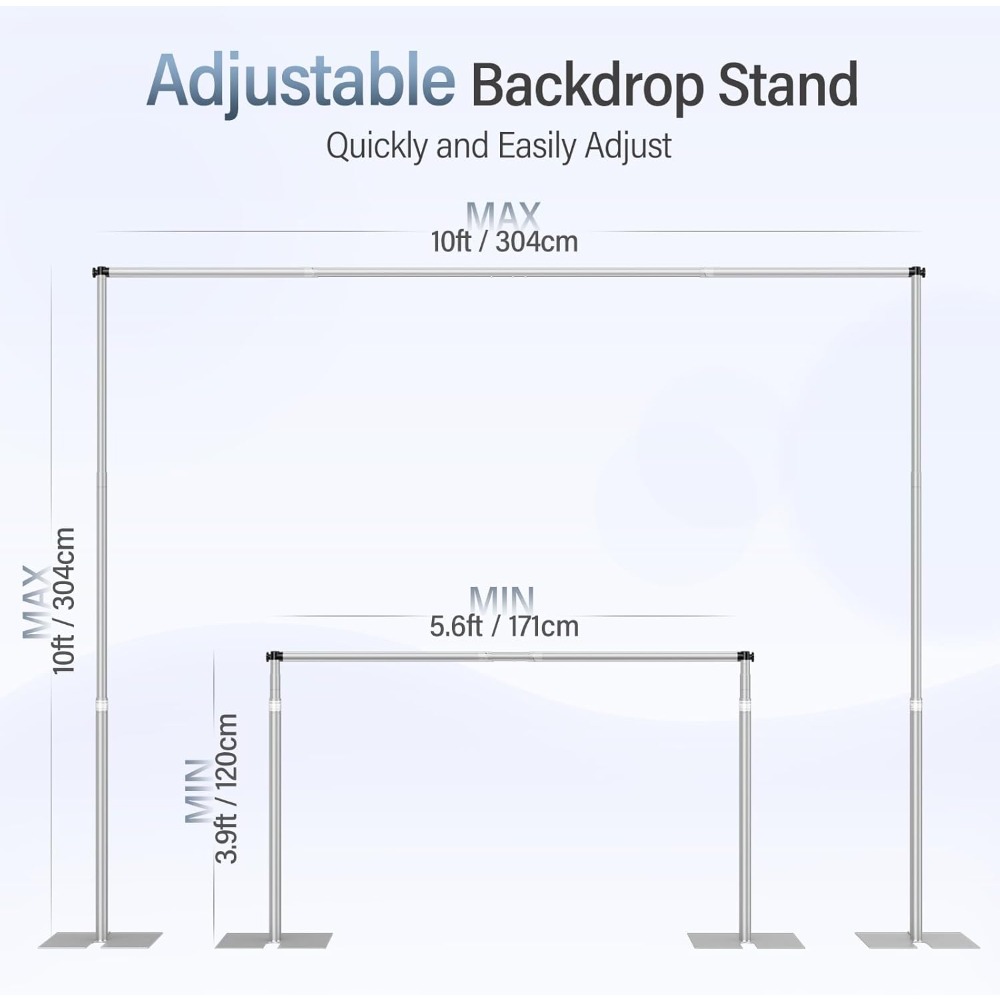 US Shipping Heavy Duty 10x10Ft – Backdrop Stand Kit Bewertung und Preis
