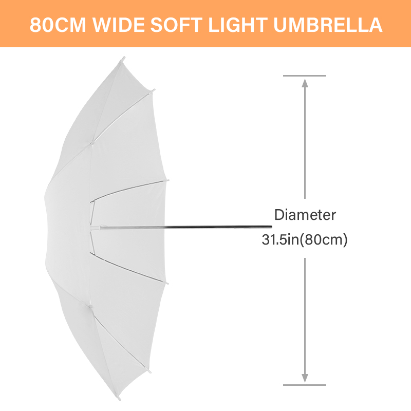 76 * 80cm X4 Transparent White – Photography Umbrella Light Bewertung und Preis