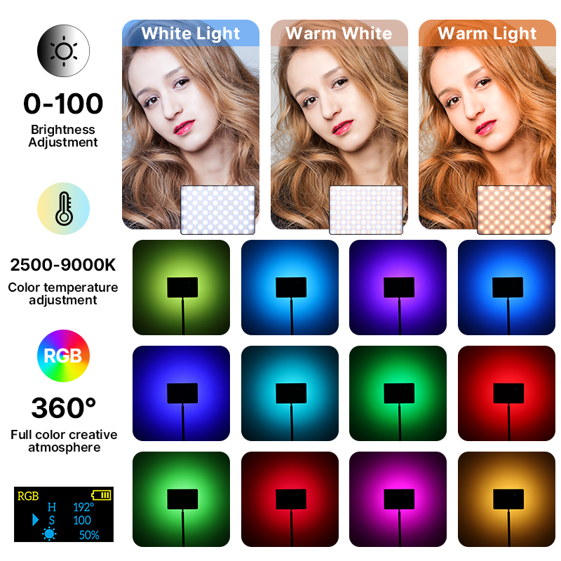 Ulanzi LT003 15W RGB Video Lig – Photography Umbrella Lights Bewertung und Preis