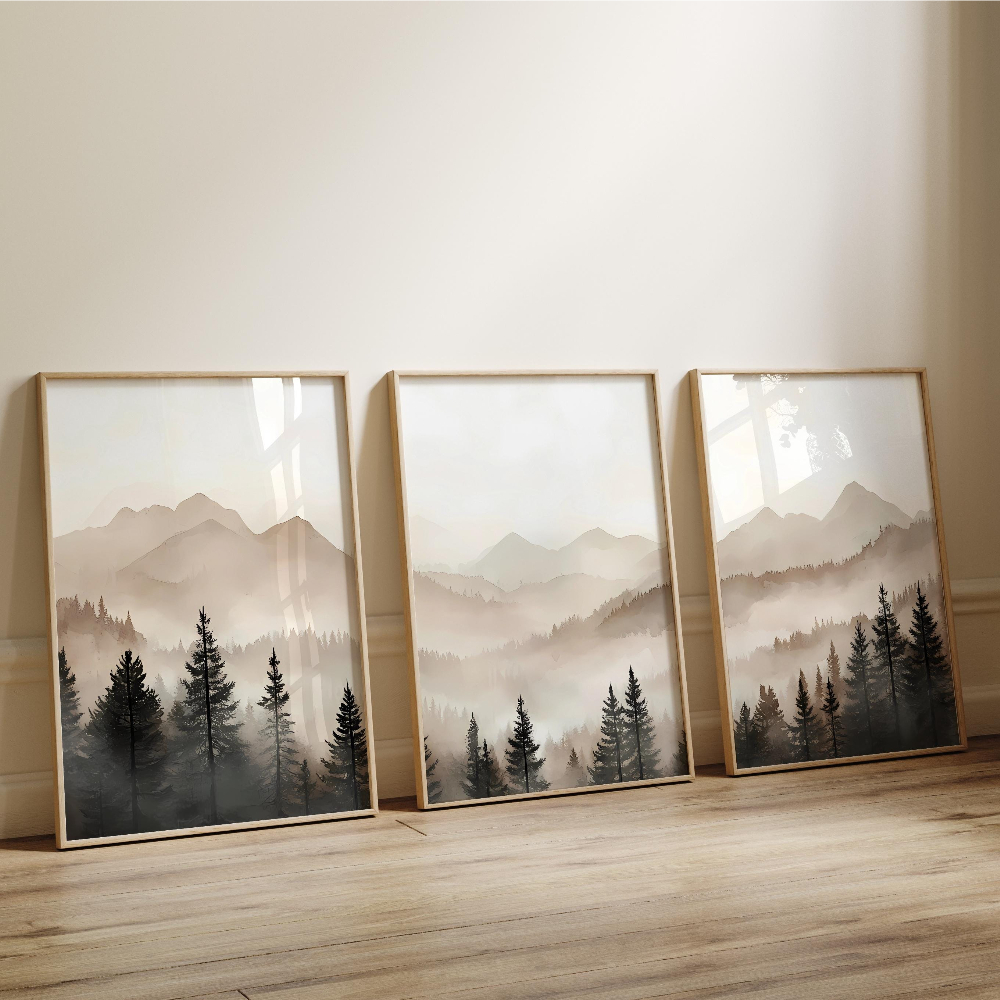 Abstract Forest Mountains Trip – Photography Nature Bewertung und Preis