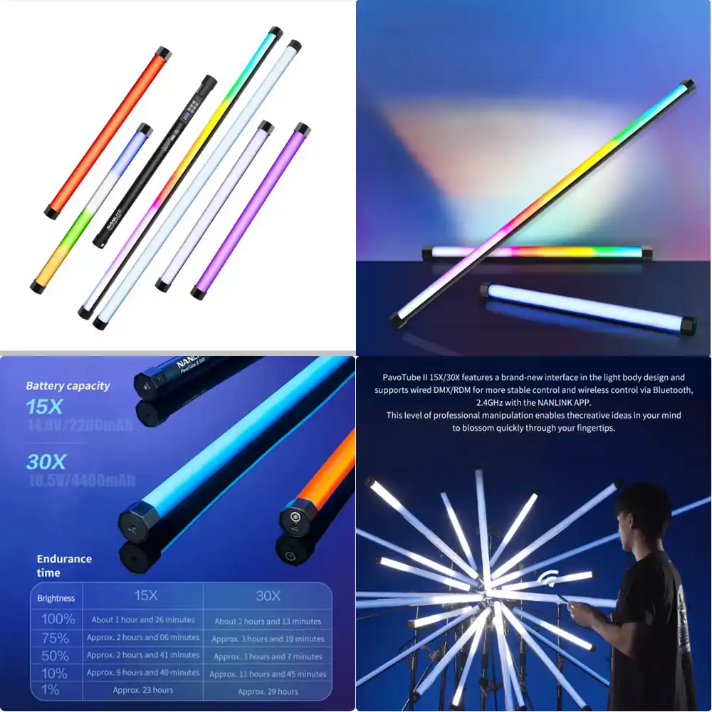 Nanguang Pavotube II 30X RGB P – Photography Youtube Bewertung und Preis