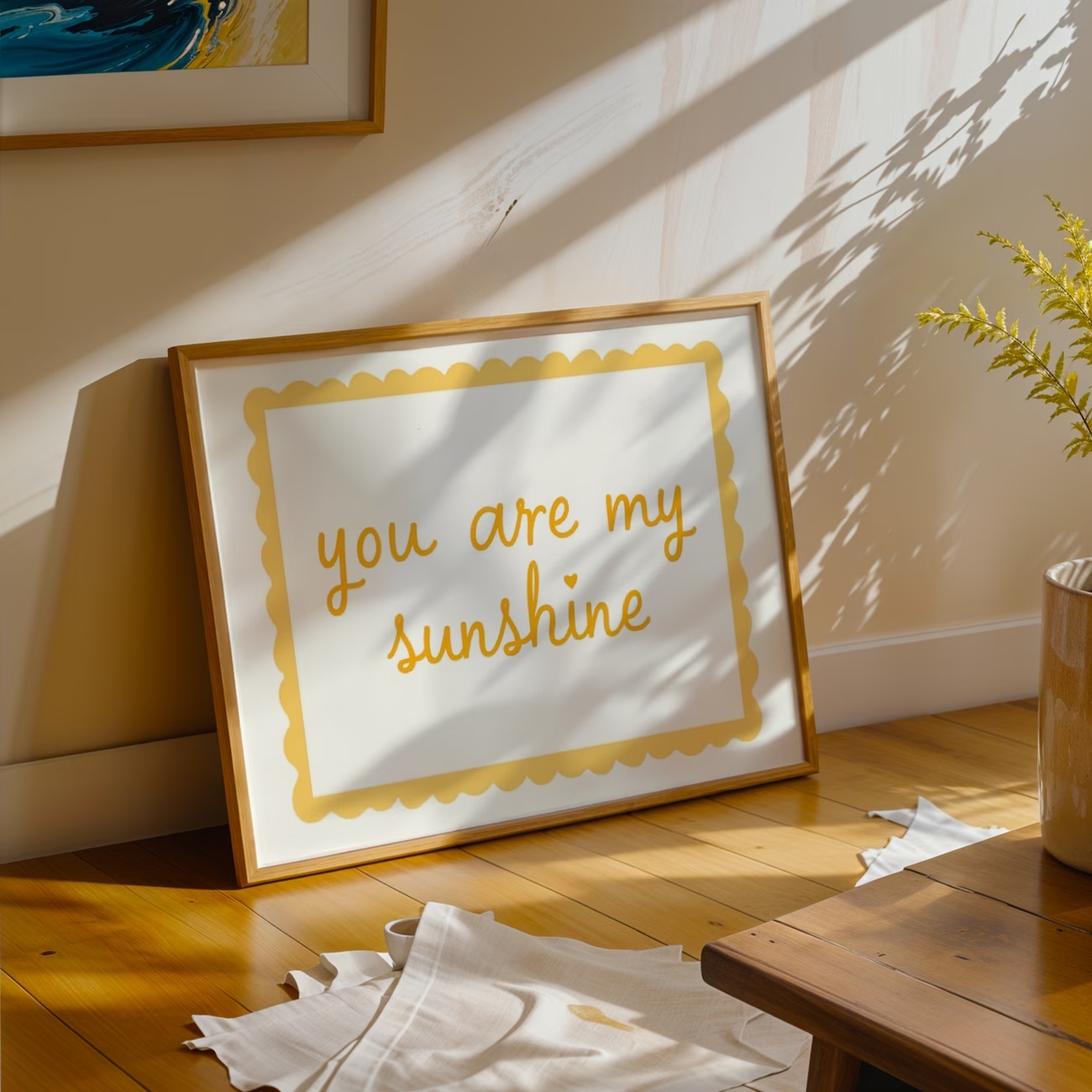 Modern You Are My Sunshine Quo – Photography Object Bewertung und Preis
