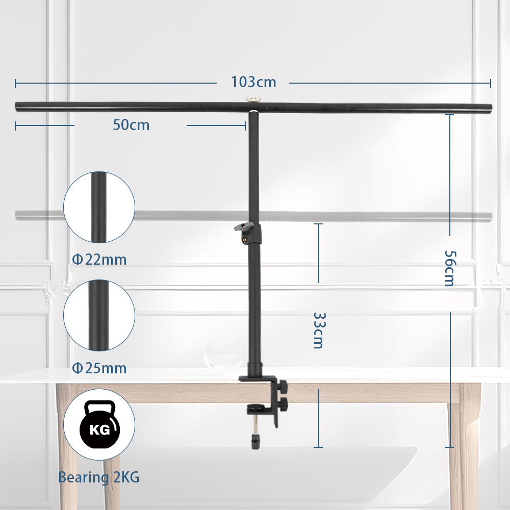 Adjustable Small Desk T-shaped – Backdrop Stand Kit Bewertung und Preis