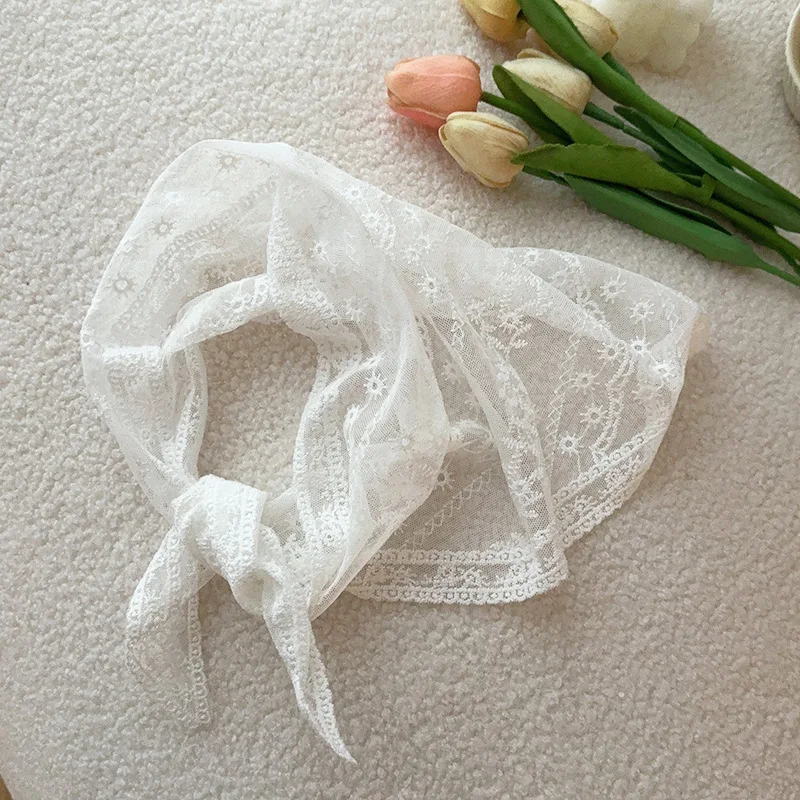 White Woven Floral Lace Hair S – Photography Triangle Bewertung und Preis
