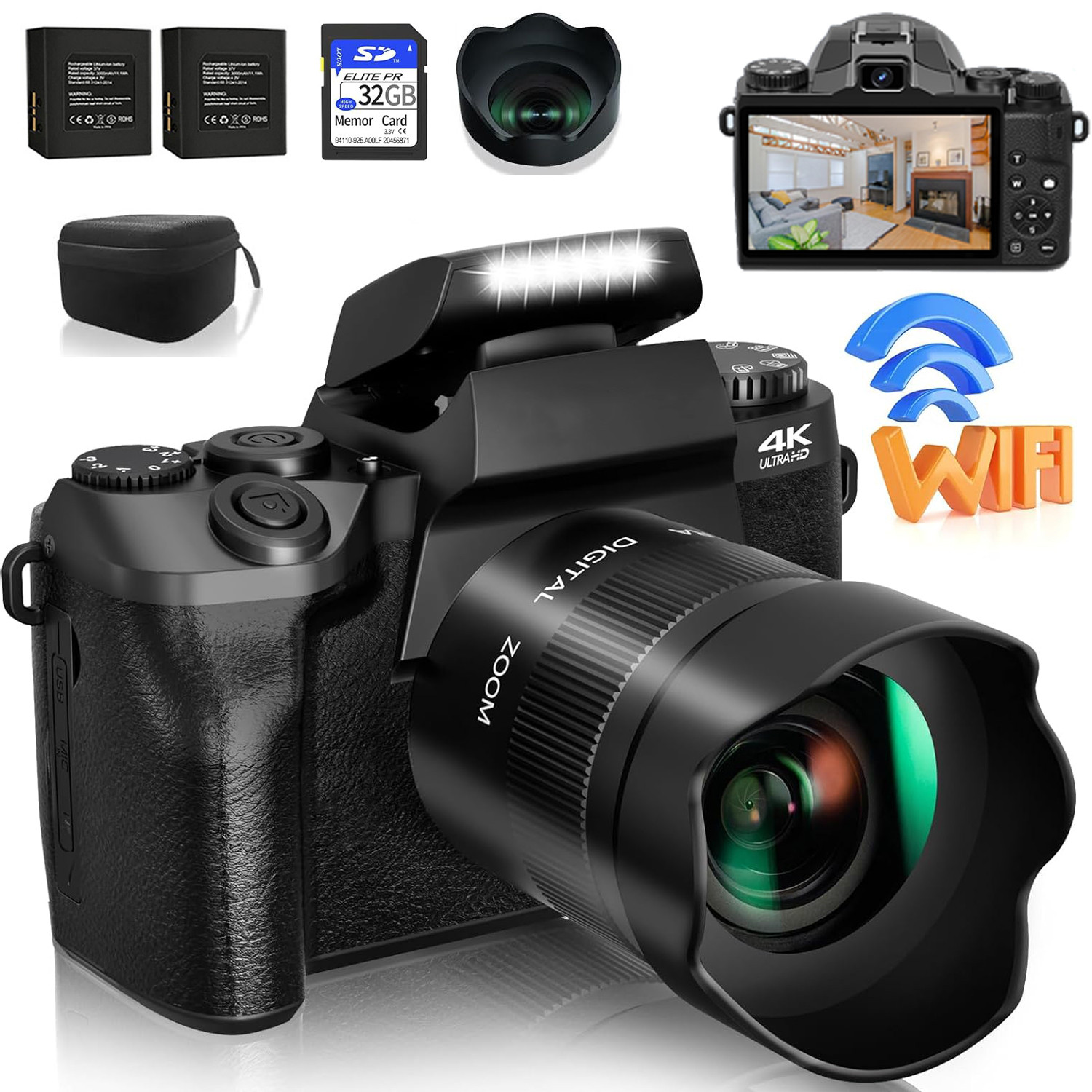 64MP Digital Camera SLR DSLR F – Photography Youtube Bewertung und Preis