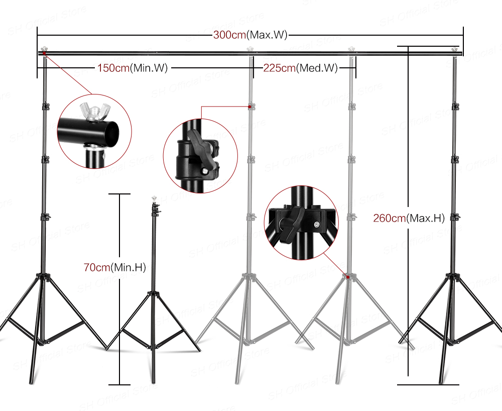 Photography Photo Studio Softb – Backdrop Stand Kit Bewertung und Preis