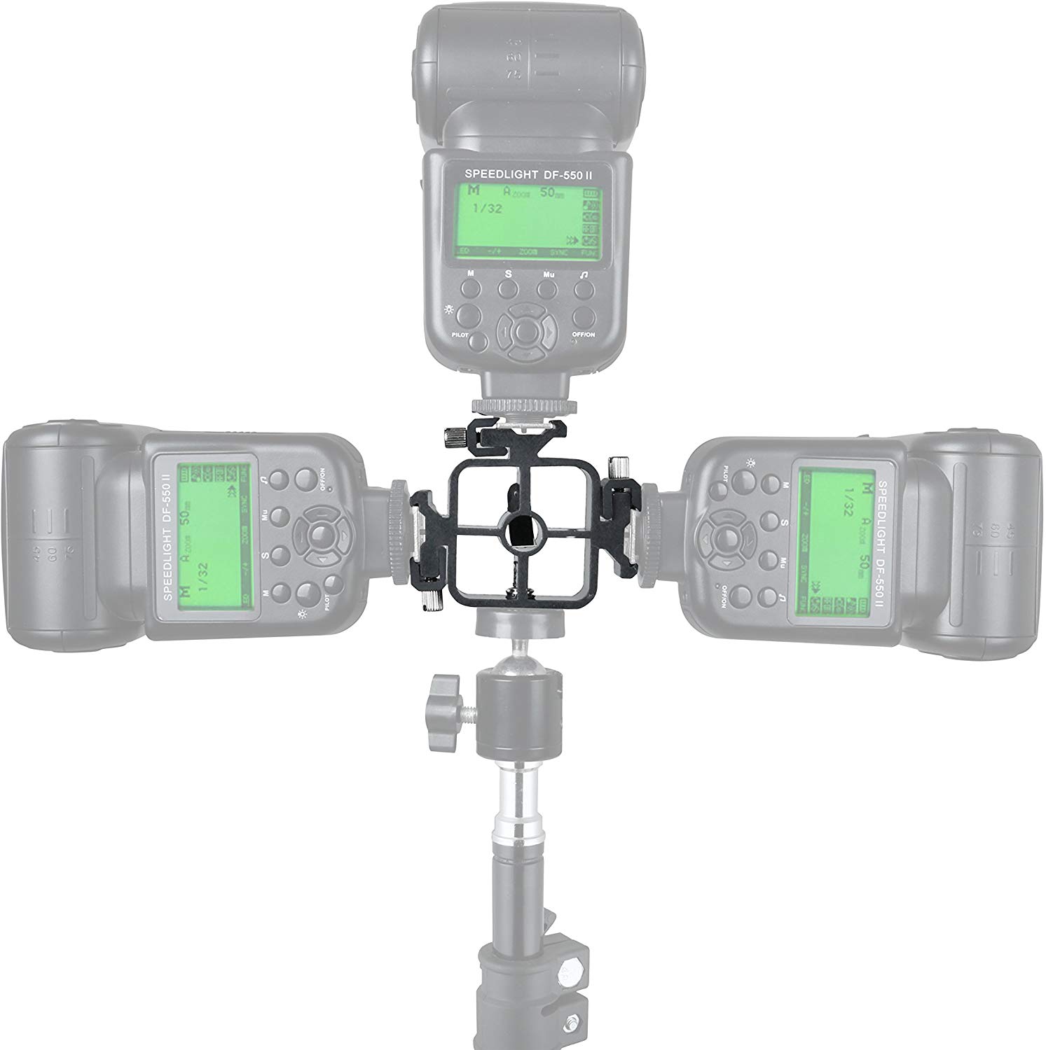 3 Triple Cold Shoe Mount Flash – Photography Umbrella Light Bewertung und Preis